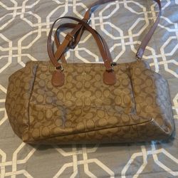 Coach diaper bag authentic 