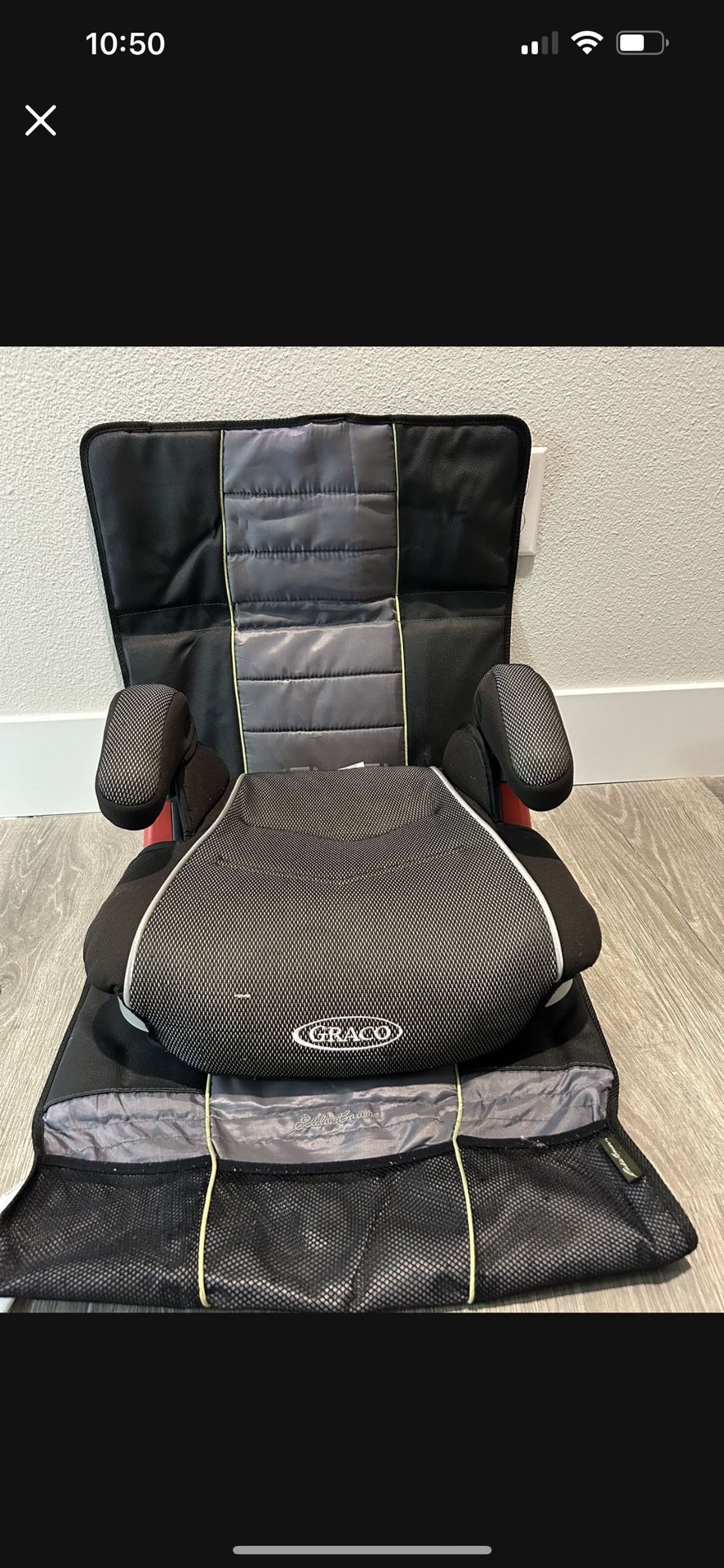 Booster Seat With Car Seat Protector 