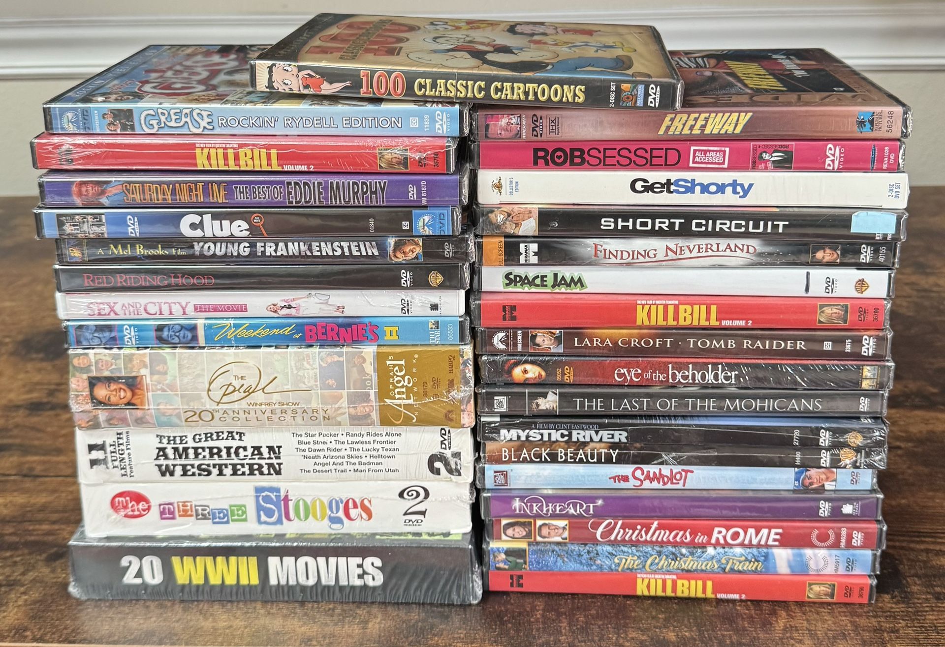Lot of NEW and SEALED DVDs $20 for All
