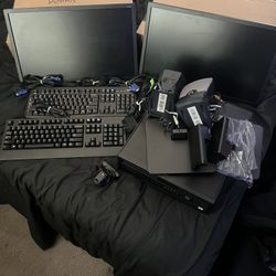 HP Computer/Acer Monitor Set With Accessories
