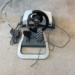 Xbox Force Feedback Steering Wheel & Pedals