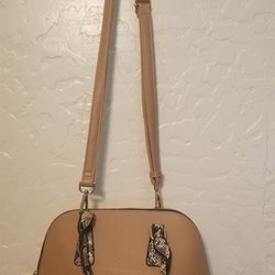 Like New Tan With Snake Skin Accents.  