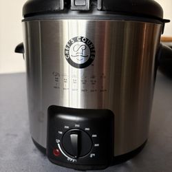 Mini electric deep fryer