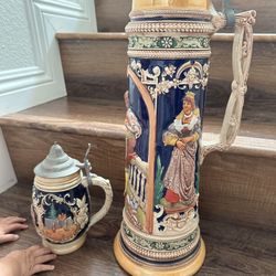 German Beer steins 