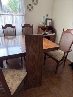 Dining room set - table chairs & china cabinet