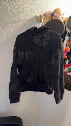 Denim Tear Hoodie Black