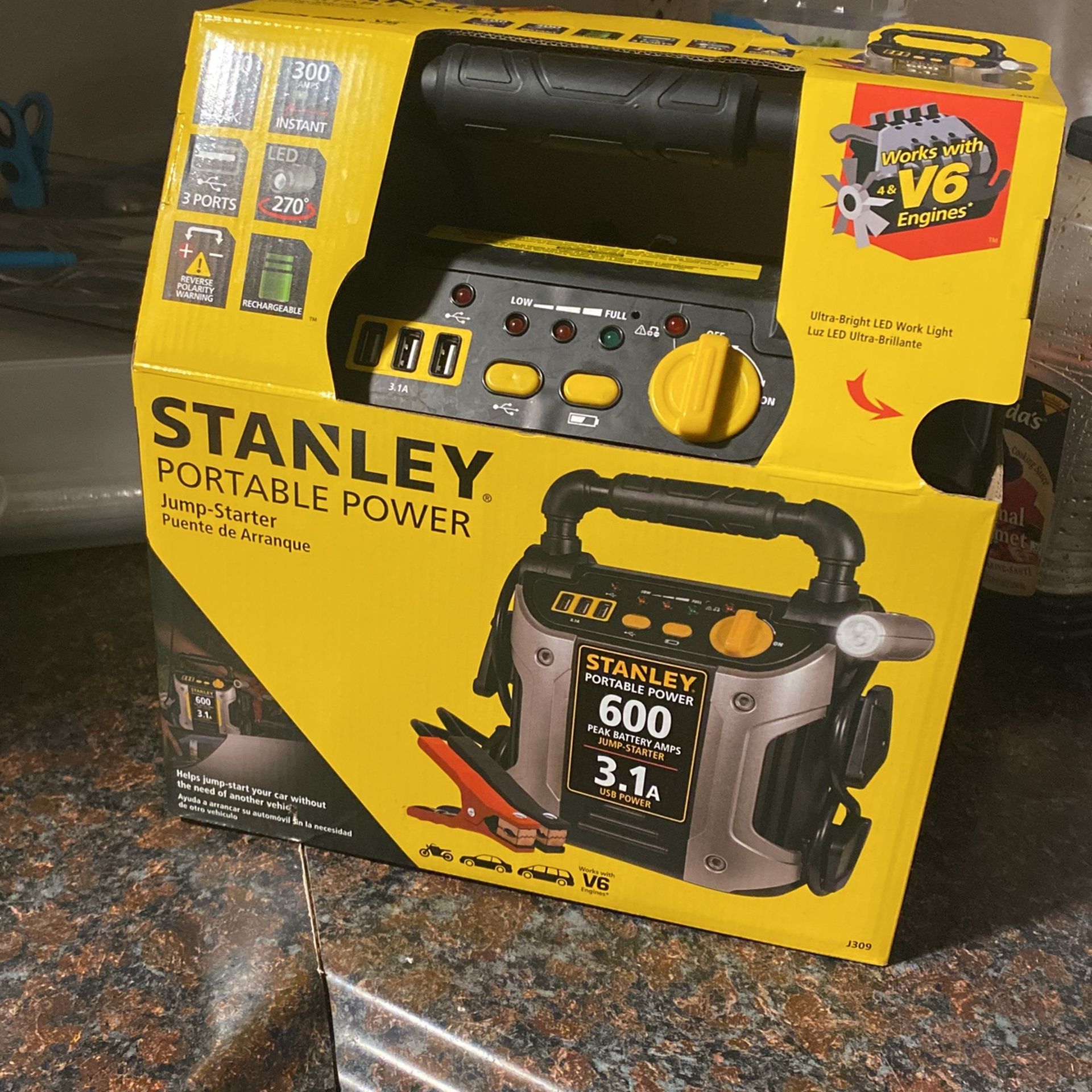 Stanley Portable Jump Starter
