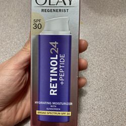 NWT OLAY Regenerist Retinol 24+ Peptide Hydrating Moisturizer with Sunscreen 