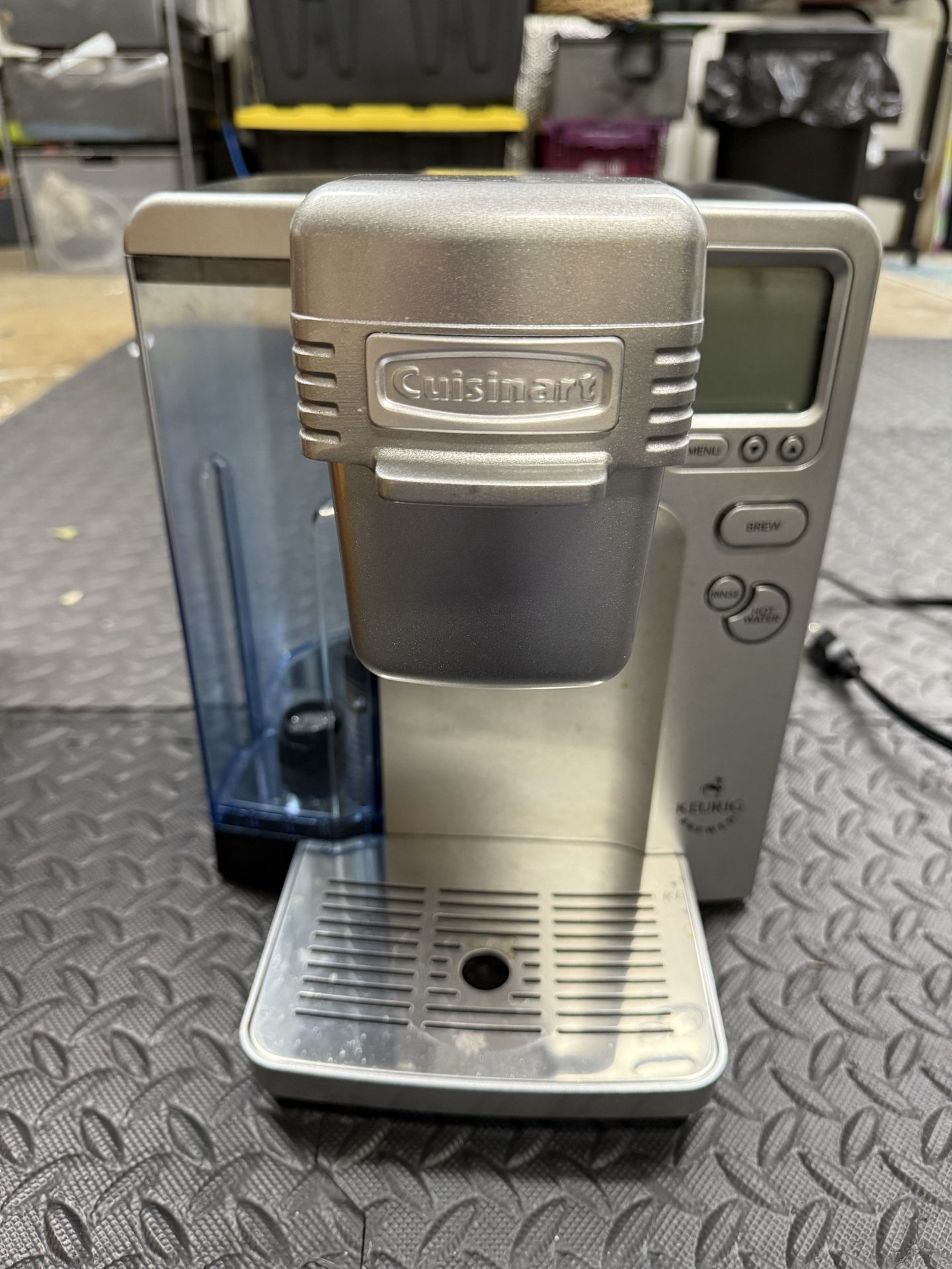KEURIG K-ELITE K-90 Single-Serve K-Cup Pod Coffee Maker with Iced Coffee Setting Brushed Slate