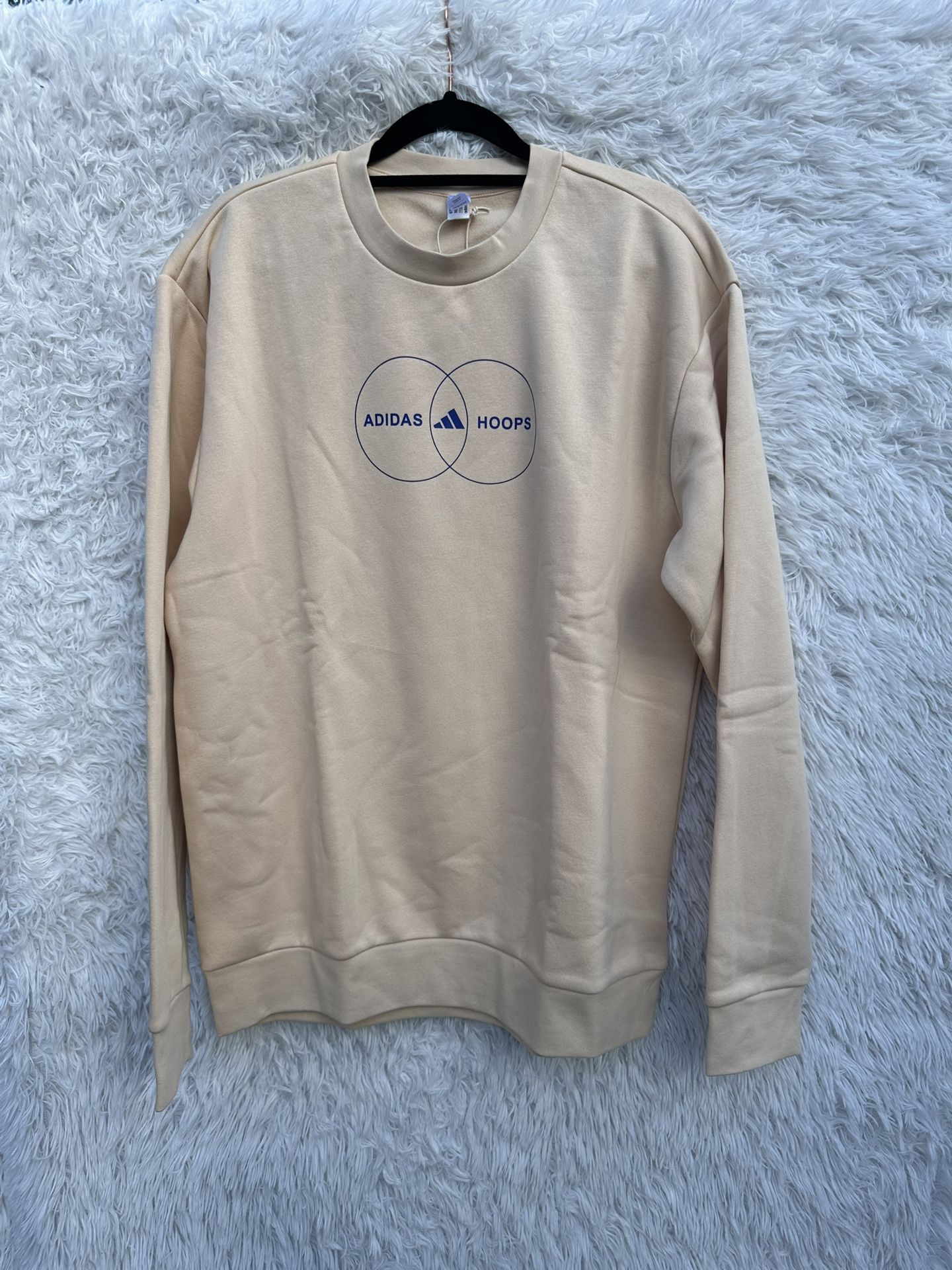Adidas Men's Cream Sweater size Small