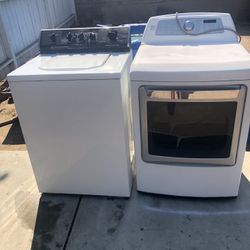 GE Washer& Kenmore Gas Dryer