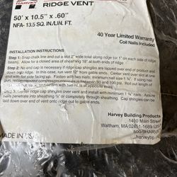 Harvey Roof Ridge Vent  10.5”x 50’