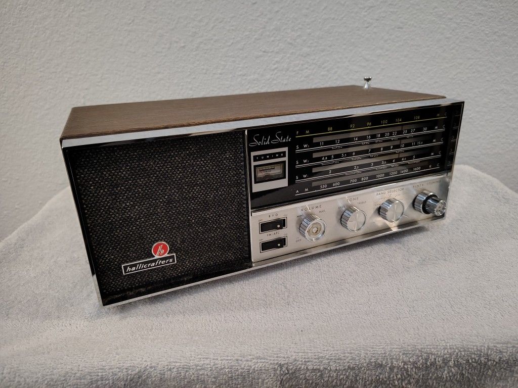Vintage Hallicrafters S-240 S240 Shortwave Radio, solid state receiver 60s 70s, works