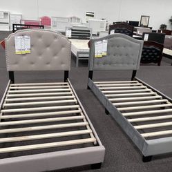 Twin Size Bed Frame With Mattress 