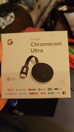Google Chrome cast Ultra Never Used
