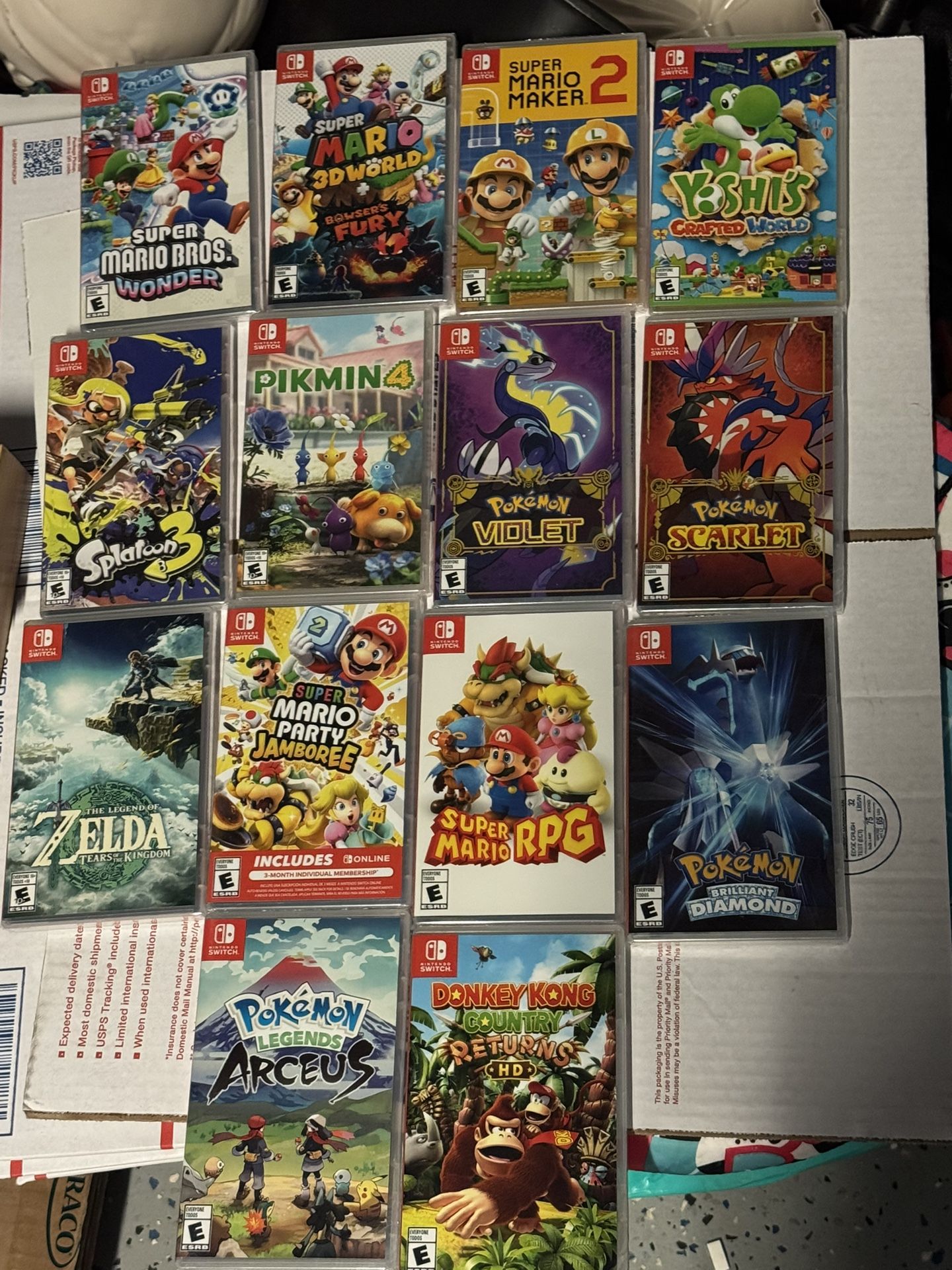 Nintendo Switch Games Sealed