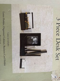 3 piece desk set