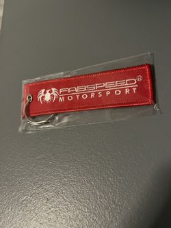 Fabspeed Motorsport Racing Flight Tag keychain