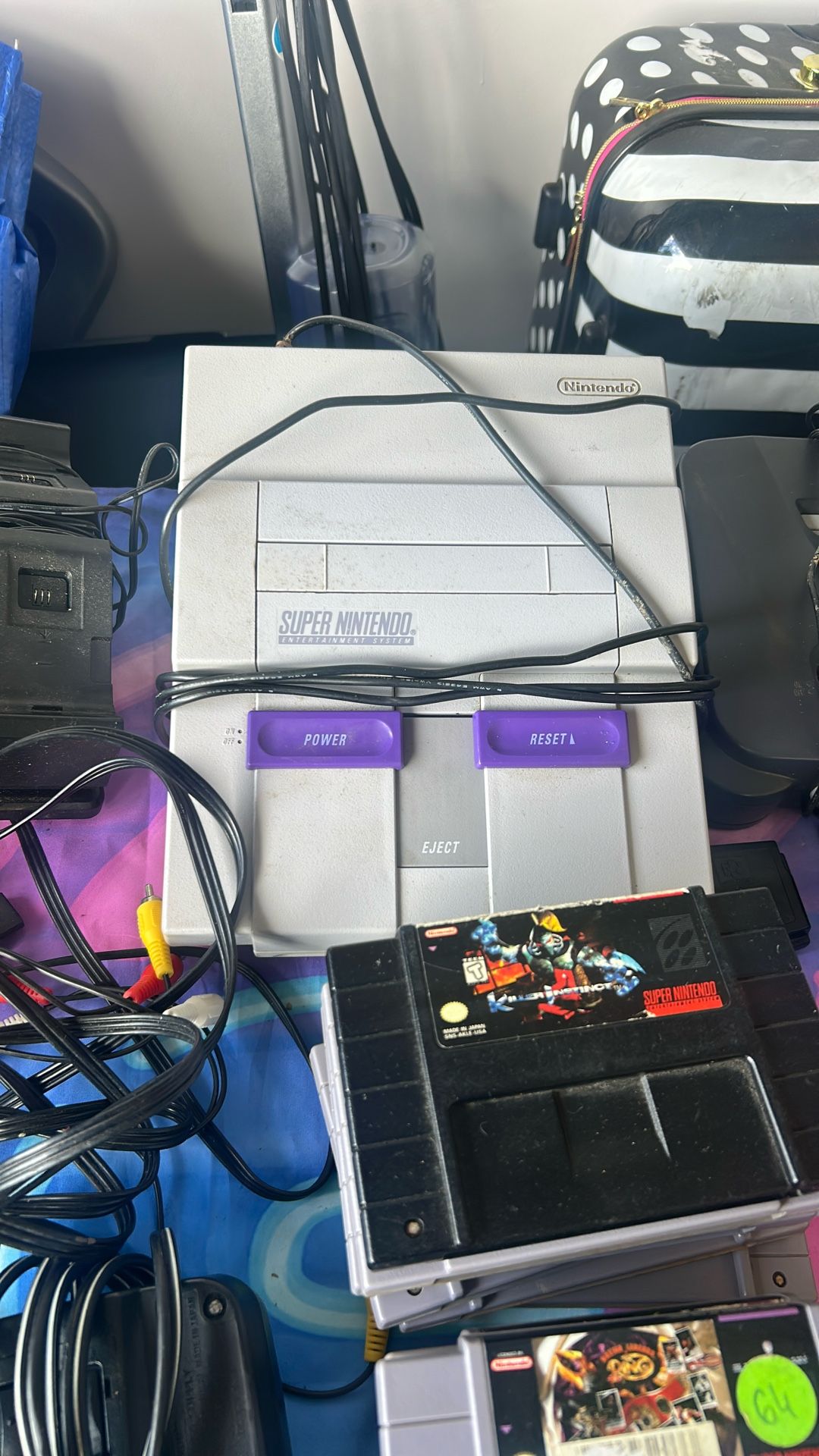 Super Nintendo And 15 Games 