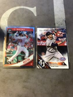 JD Martinez baseball cards