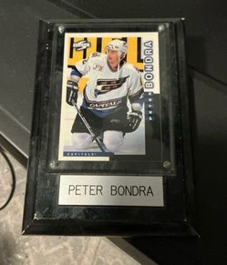Peter bondra hockey plaque capitals