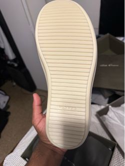 Rick Owen Low Top Jumbo Lace “Milk” SIZE 14/45