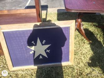TEXAS STAR FRAMED WALL ART