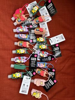 BT21 Aloe Vera Scented Hand Sanitizer Set