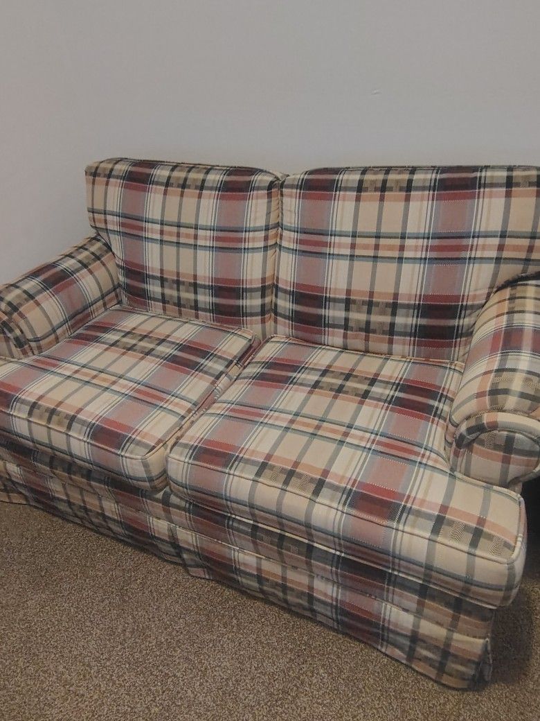 Free 2 Seater Loveseat Couch To Whoever Needs Or Wants It Giving Away As Is