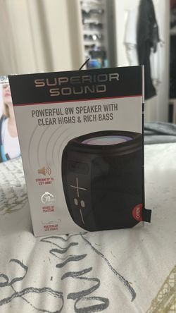 Superior Sound 8W Portable Bluetooth Speaker