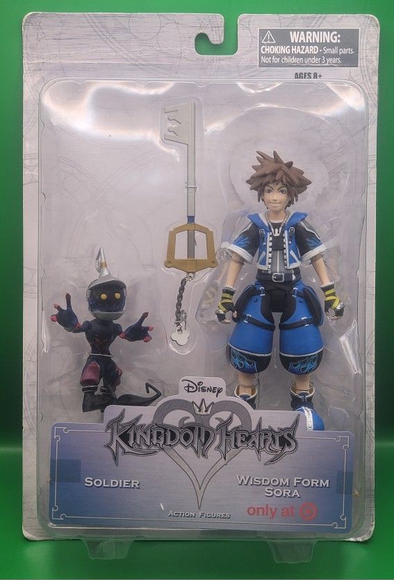 Disney Kingdom Hearts TARGET EXCLUSIVE Wisdom Form Sora & Soldier Figures