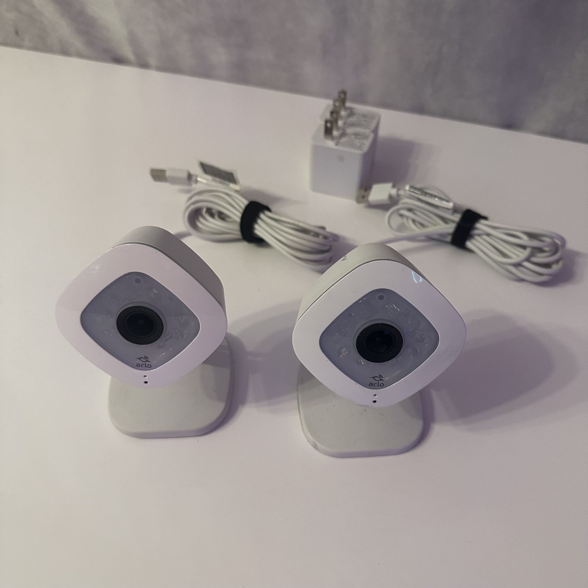 Set of 2 Netgear Arlo Q 1080p Wireless Security Cameras