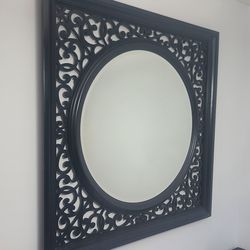 Large Decorative Wall Mirror 43” x 43” – Modern / Square