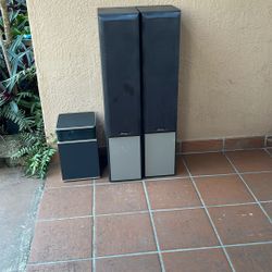 Tall Speakers And Subwoofer 🔊 $99 OBO
