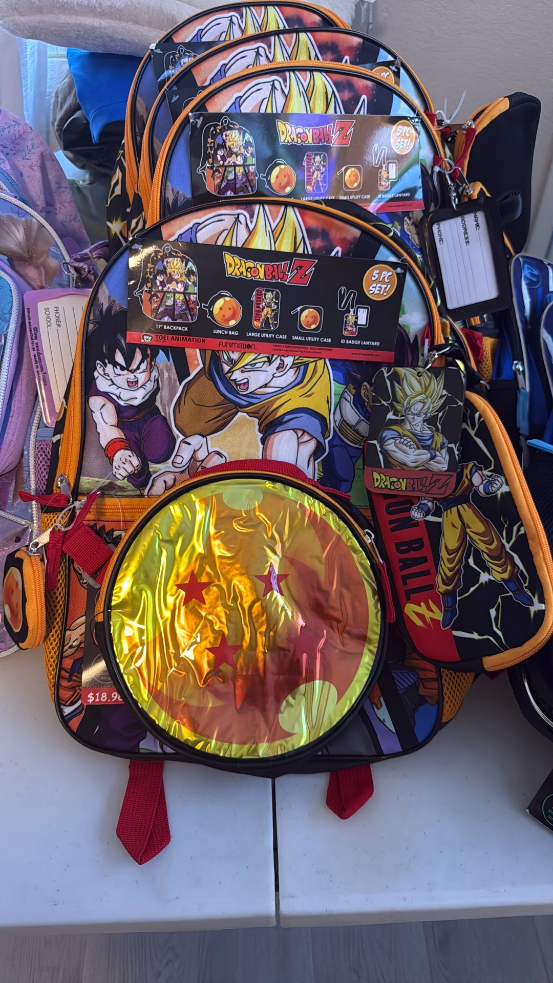 Dragon Ball Z 5pc Set Backpack