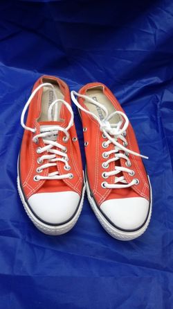 Red slide on Converse Shoes