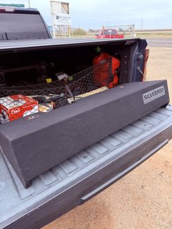 Black 13" Tw5 Dual Sealed Sub Box, Fits 19-26 Chevy Silverado Double & Crew- Cab