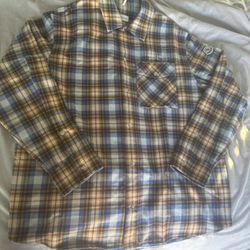 Montcler Plaid Button Down Shirt 