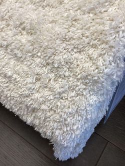 Madison Park “White Chocolate” Luxurious Shag Rug