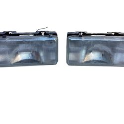 91 92 93  Cadillac Brougham Euro Headlights Left Driver Right Passenger Par Set