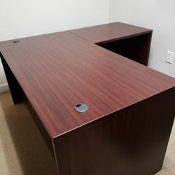 Gently Used Solid Oak Office Desk