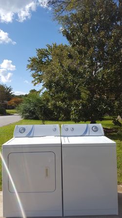 🌊Barely Brand New Heavy Duty Super Capacity Matching Amana Washer and Dryer Set🌊
