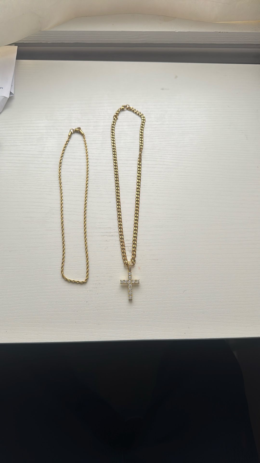 Gold Plated Cross Necklace