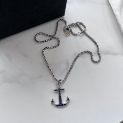  Longhaired Sapphire Necklace 