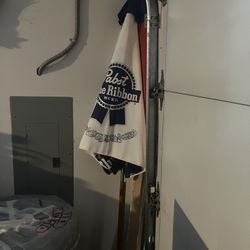  Pabst Blue Ribbon 9ft. outdoor patio umbrella