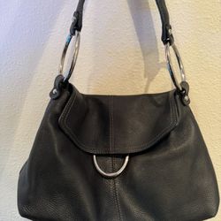 Alfani Black Leather Bag