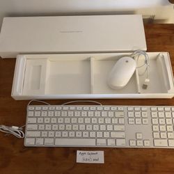 Apple Wired Keyboard w/Mouse