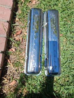 Vintage chrome valve cover