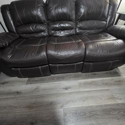 Leather couch