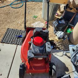 Commercial Toro with new catcher, just had service. New car breaker runs well.